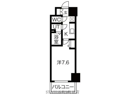 八秀ビル(3DK/2階)の間取り写真