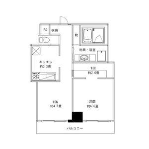 SLR吹上(1LDK/2階)の間取り写真