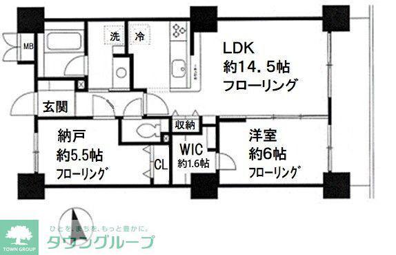 SINCERITY MURAKAMI III(1SLDK/9階)の間取り写真