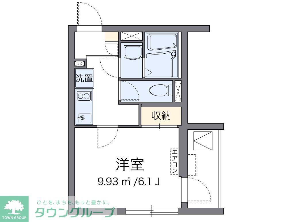 クレイノル ソレイユ新高円寺(1K/3階)の間取り写真