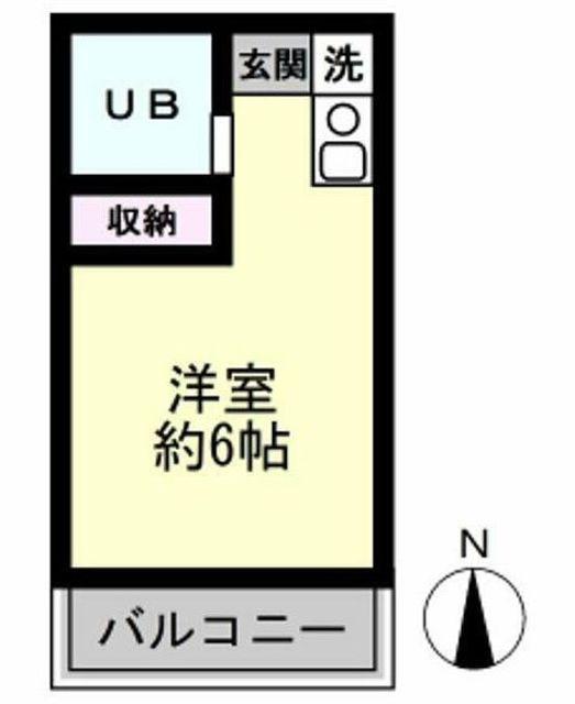 ブリス池袋(ワンルーム/3階)の間取り写真