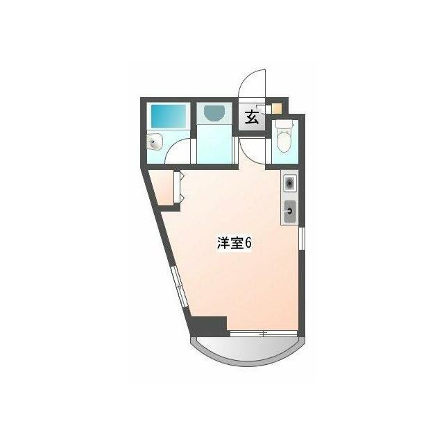 貴浩マンション(ワンルーム/3階)の間取り写真