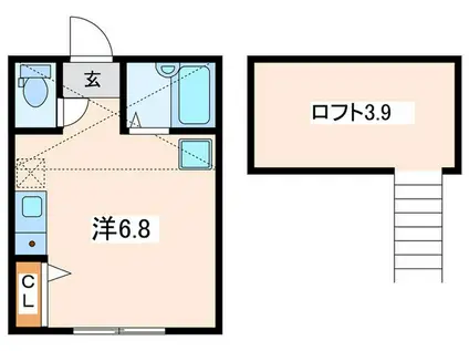 緑区橋本1丁目計画(ワンルーム/1階)の間取り写真