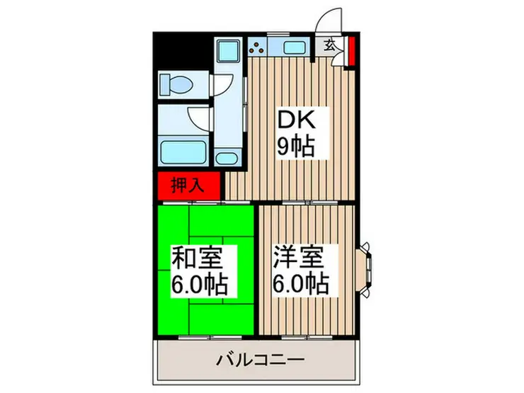 ヴィヴァーチェ浦和 3階階 間取り