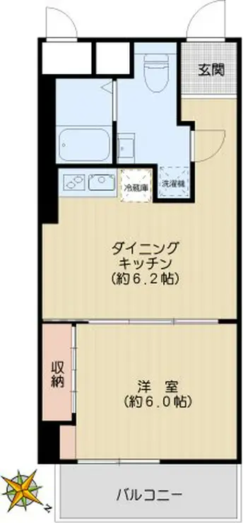 東建小石川マンション 4階階 間取り