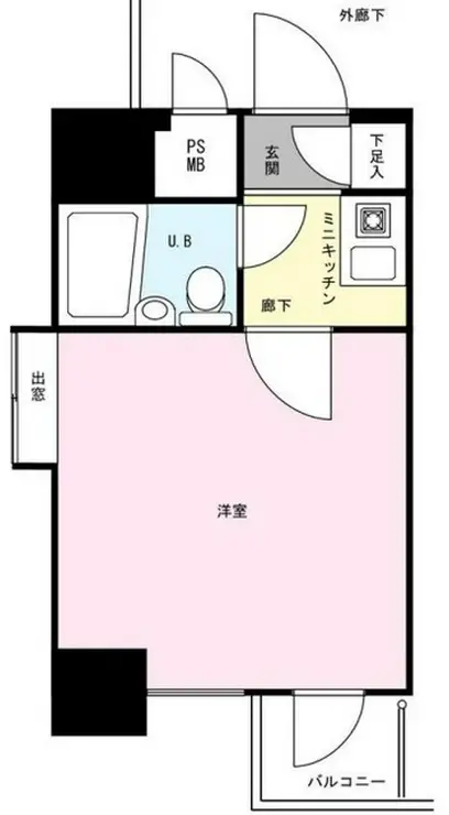 グローリア初穂椎名町 1階階 間取り