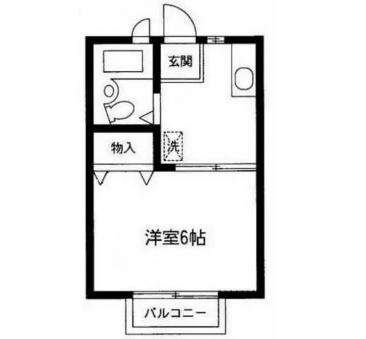 カサティント 1階階 間取り