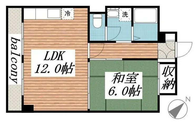 山口マンション 7階階 間取り