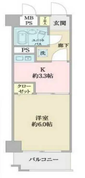 ライオンズマンション元住吉第5 1階階 間取り