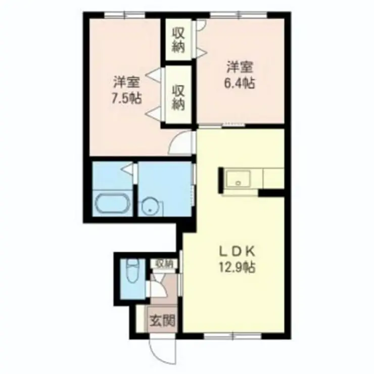 ヌーベル・ヴィーユC 1階階 間取り