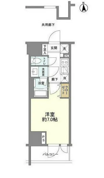 ピアース南麻布 2階階 間取り