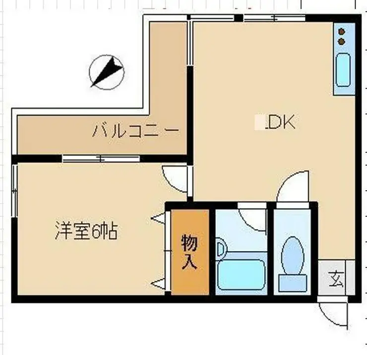清瀬貴志ビル 4階階 間取り