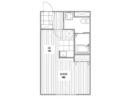 リノ・パラッツォ(1DK/3階)の間取り写真