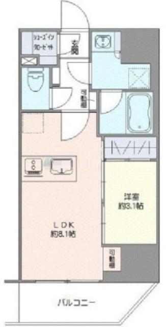 SYFORME OMIYA(1LDK/5階)の間取り写真