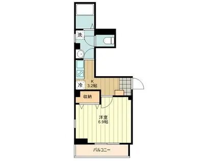 グレース メゾン(1K/1階)の間取り写真