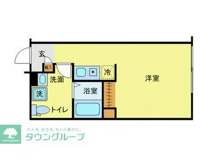 フィオーネ東尾久(ワンルーム/4階)の間取り写真
