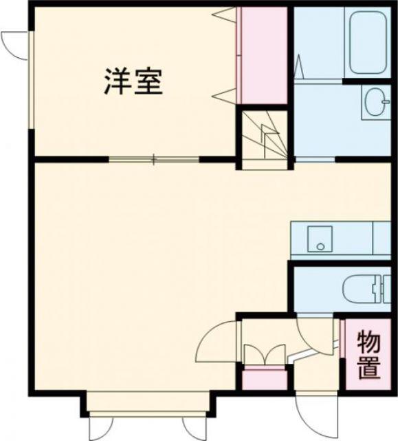 グレイトHOUSE(1LDK/2階)の間取り写真