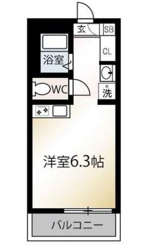 MQUARTO成増(ワンルーム/1階)の間取り写真