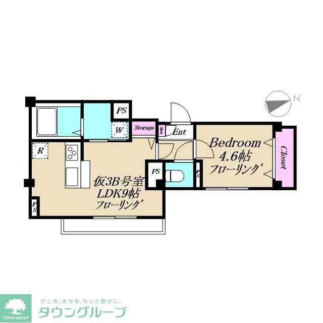XEVO吉祥寺(1LDK/3階)の間取り写真