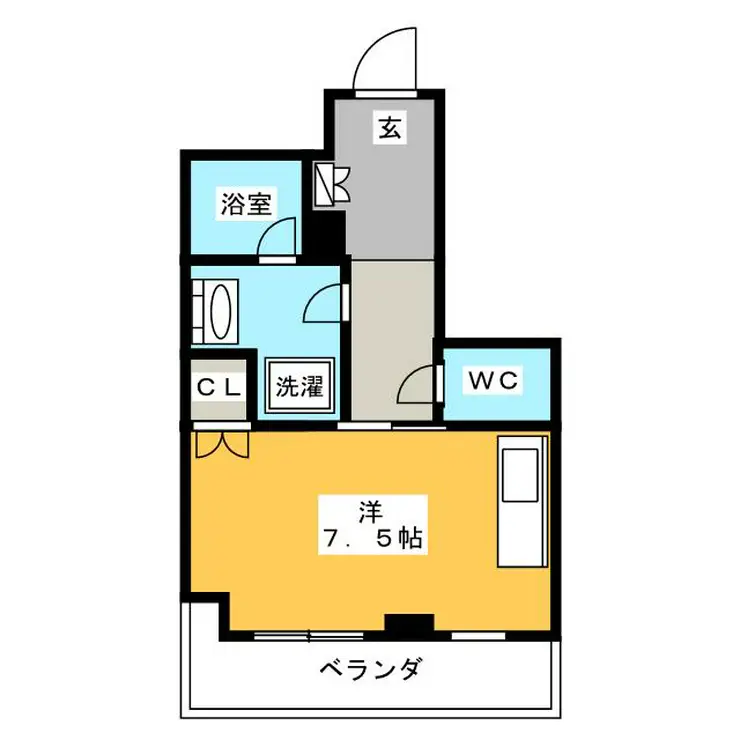 ジオ新宿百人町 6階階 間取り