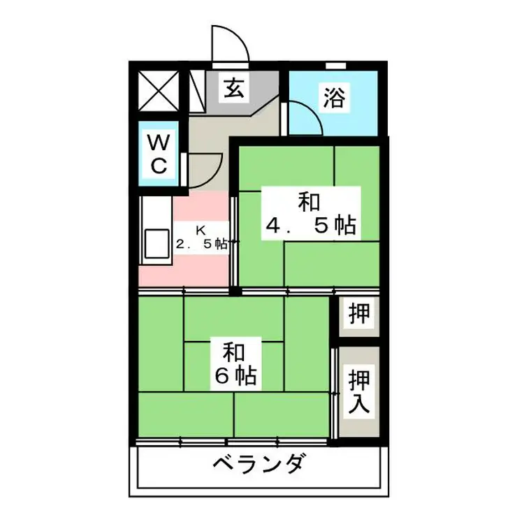 伊澤ビル 2階階 間取り
