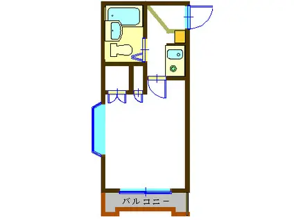 インベストメント橋本(1K/4階)の間取り写真