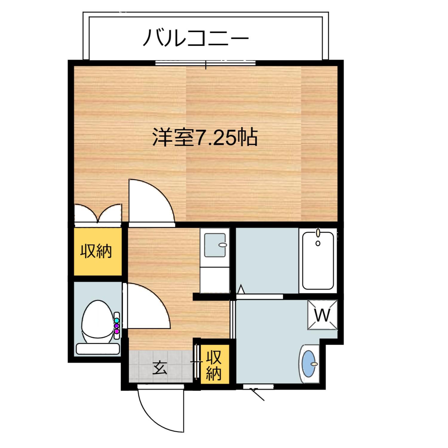 第5博陽ビル(1K/3階)の間取り写真