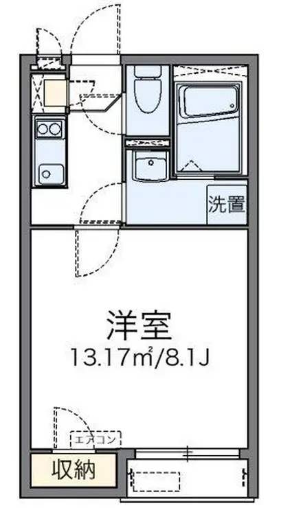 レオネクストパルティア 2階階 間取り