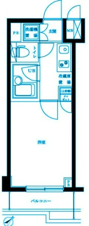 ルーブル溝の口参番館 6階階 間取り