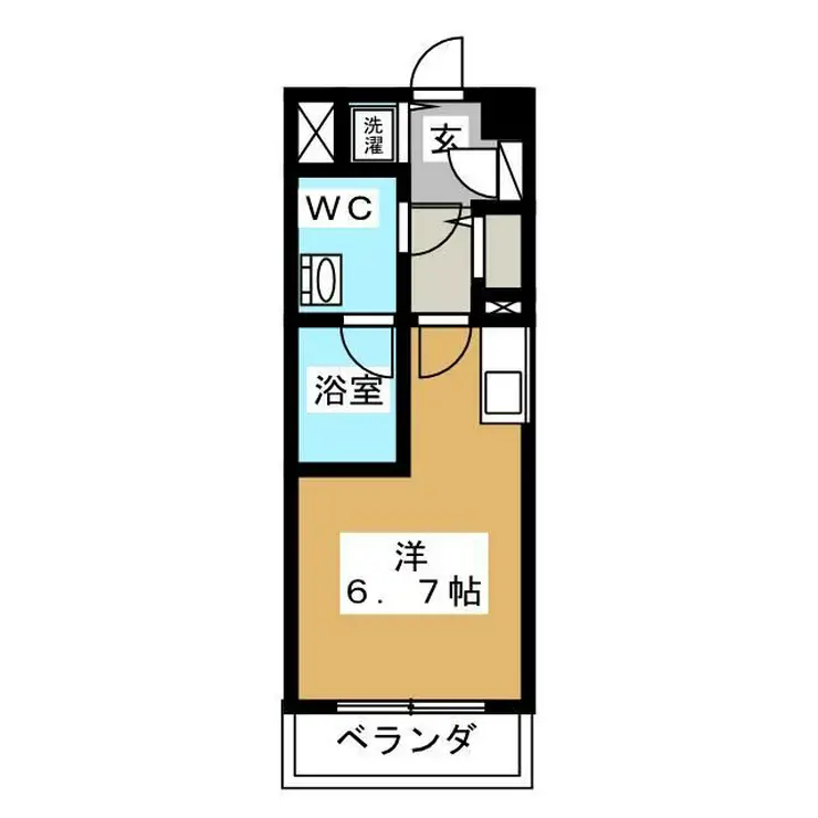 サンセール与野本町 2階階 間取り