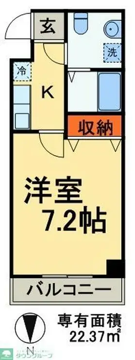 リベルテプレジール幕張 3階階 間取り