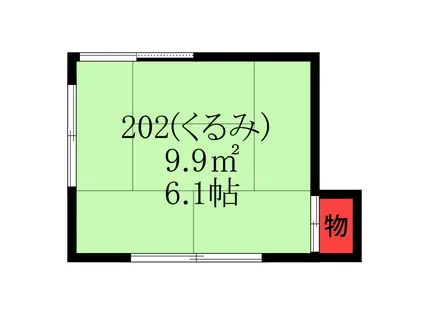 シェアハウスすみれ館(ワンルーム/2階)の間取り写真