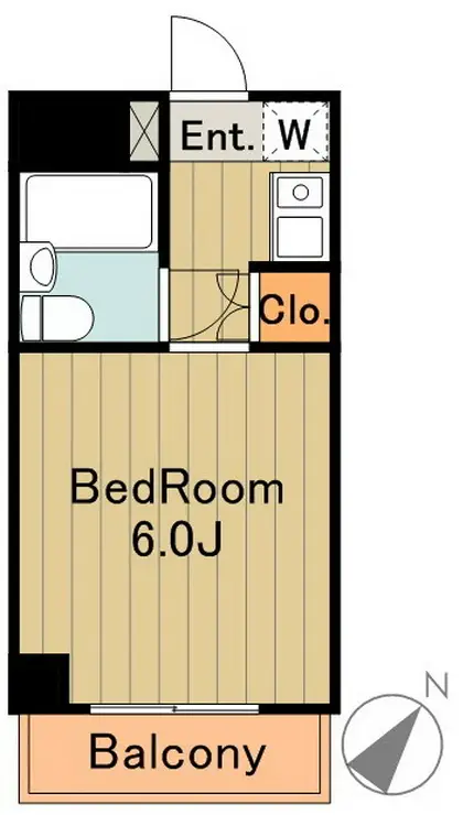カーサ・ヴェルゼ 2階階 間取り