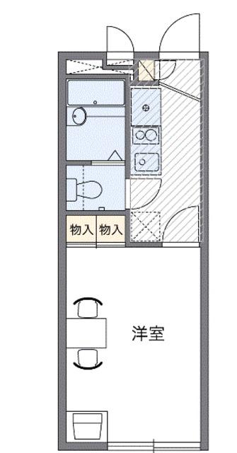 レオパレスアゼリアII(1K/2階)の間取り写真