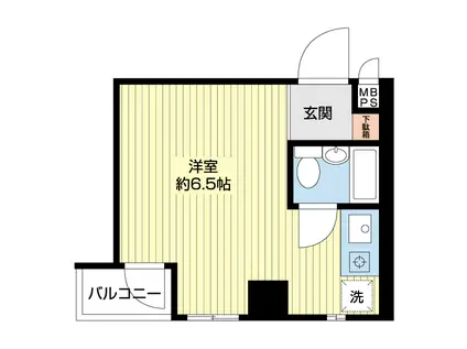 GSハイム本郷(ワンルーム/4階)の間取り写真