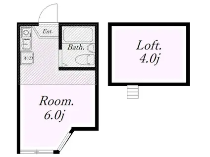 ユナイト上町ヘルマンミュラー(ワンルーム/2階)の間取り写真