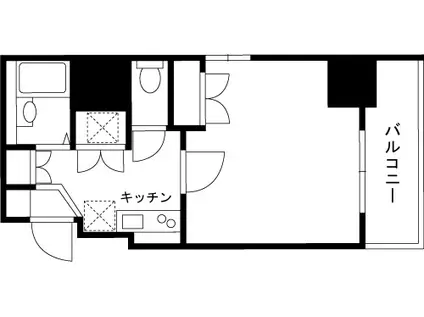 スカイコート神田第3(1K/6階)の間取り写真