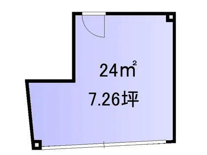 天池ビル(2LDK/2階)の間取り写真