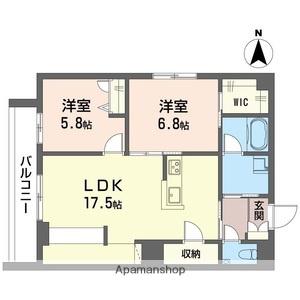 デア グランツ(2LDK/3階)の間取り写真