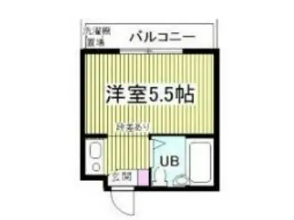 クアルト上井草(ワンルーム/3階)の間取り写真