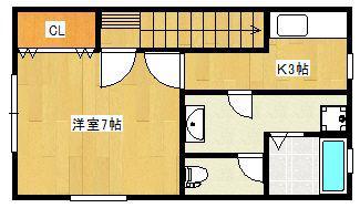 EXCEL VIEW II(1K/2階)の間取り写真