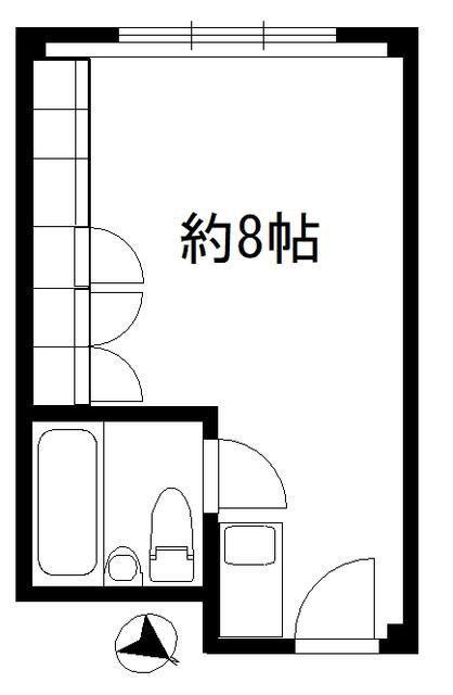秀和赤坂レジデンシャルホテル(ワンルーム/5階)の間取り写真