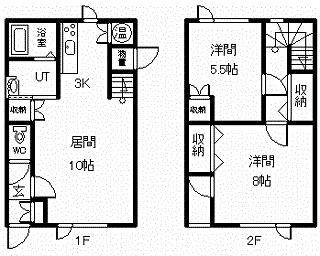 N STAGE(2LDK/1階)の間取り写真