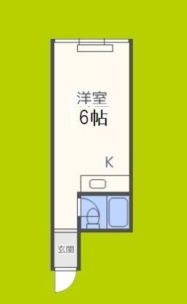 新大阪コーポビアネーズ(ワンルーム/8階)の間取り写真