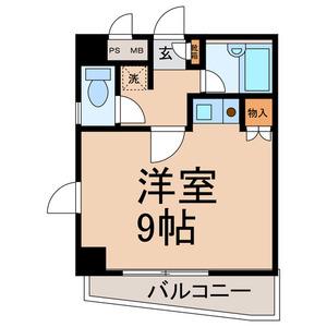 メゾンムツミ50(ワンルーム/6階)の間取り写真