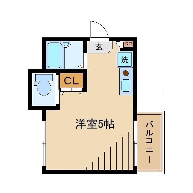 ストーリオ高円寺III(ワンルーム/2階)の間取り写真