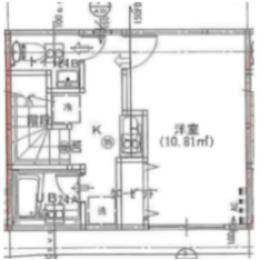 ROW HOUSE王子本町(1K/2階)の間取り写真