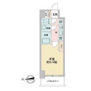 アステリ鶴舞ディオ(1K/5階)の間取り写真