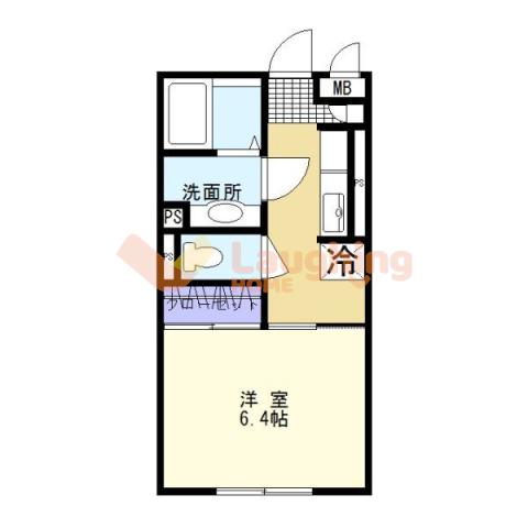 RESPIRAR I(1K/2階)の間取り写真