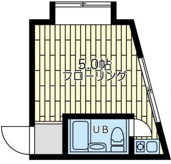 スターゲイツ磯子(ワンルーム/1階)の間取り写真